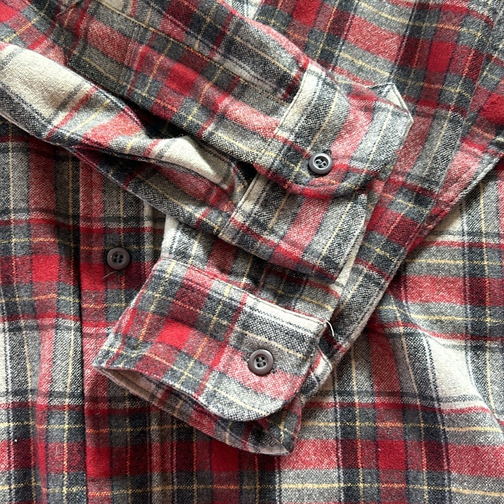 Vintage Pendleton 100% Wool Button Down Plaid Shi… - image 6